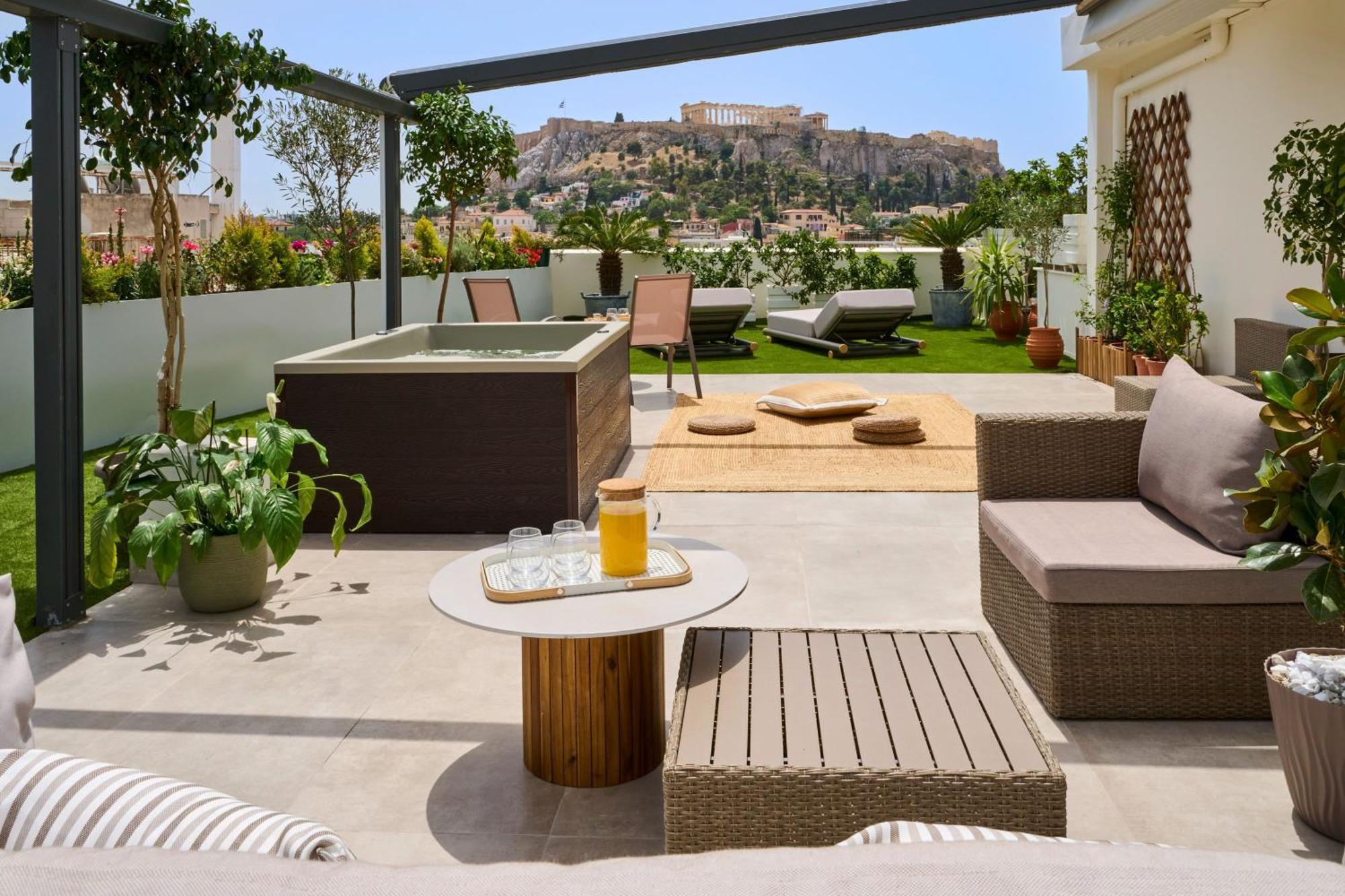 Acropolis Muses - Downtown Luxury Apartments アテネ エクステリア 写真